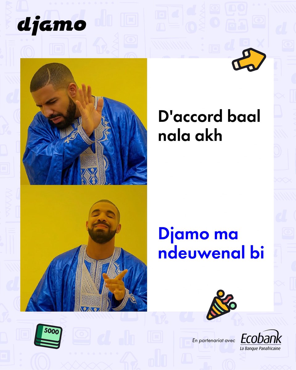 Djamo rek lañu bëgg instant bi ! Taguer sa xarit bi, mou Djamo la ko🤑 #leegiDjamoLe