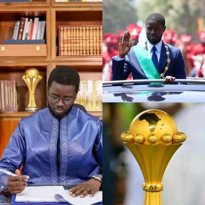 AfricanEnt's tweet photo. Breaking News 🚨😳🇸🇳

Sénégal’s President Bassirou Diomaye Faye has reportedly sent a strong message amid the ongoing AFCON controversy.

The president has updated his official social media profile to feature the AFCON trophy, a move many see as bold and symbolic. 🏆🔥

According to reports, he made it clear that the trophy will NOT leave his office or be handed to any other country, stating that it would only happen “over his d€ad body.” 😳

This reaction reflects the anger and frustration among many Sénégalese fans who strongly believe their country rightfully earned the title. 🇸🇳💔

Meanwhile, the Confederation of African Football (CAF) is facing heavy criticism, with some voices suggesting that instead of taking the trophy back, they should consider creating a new one for Morocco 🇲🇦 to avoid further tension.

Many fans believe forcing the issue could damage the credibility of AFCON — a competition meant to unite Africa, not divide it.

This situation is quickly turning into one of the biggest controversies in African football history.

Moral lesson: Football should bring unity, not conflict. ⚽❤️

#Senegal #AFCON #CAF #BassirouFaye #AfricanFootball #TrendingNow