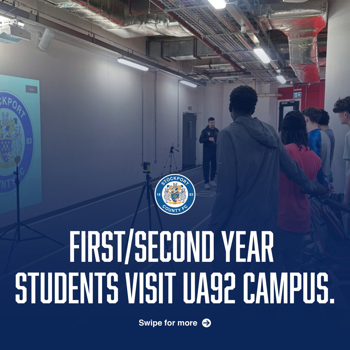 Stockport County Football Education tweet media