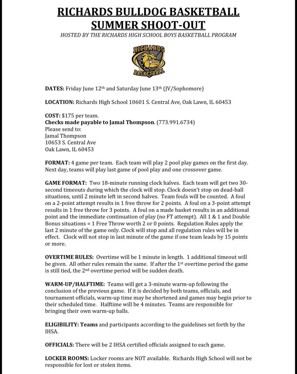 H.L. Richards Basketball tweet media