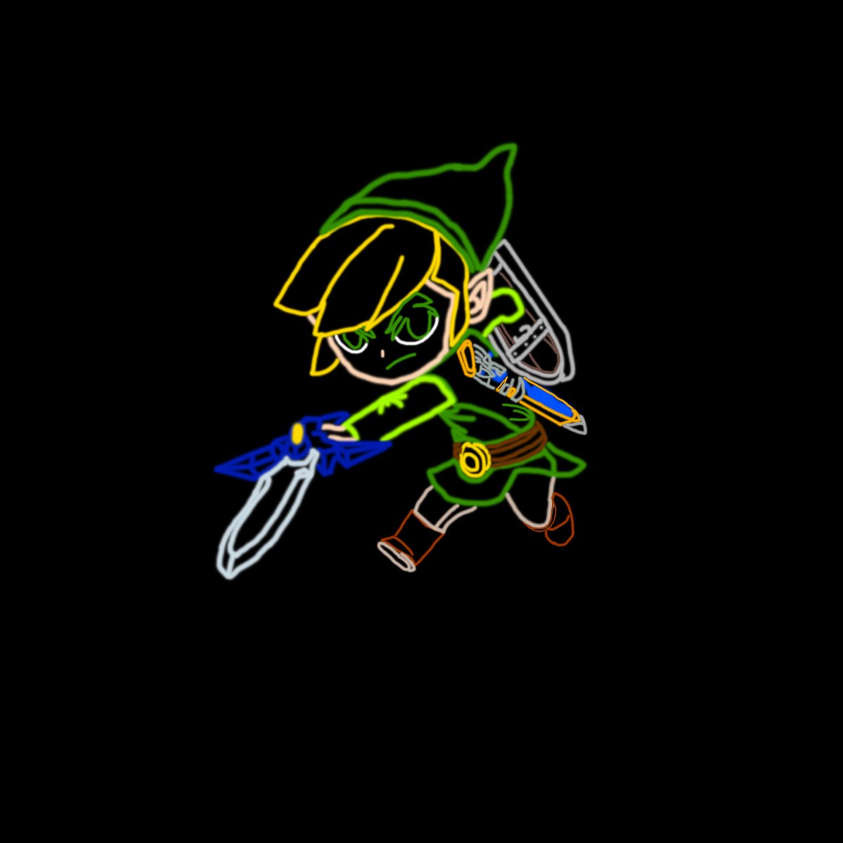 BryanYa83596086's tweet image. Toon Link Outline

#thelegendofzelda #zelda  #toonlink #supersmashbros #nintendo