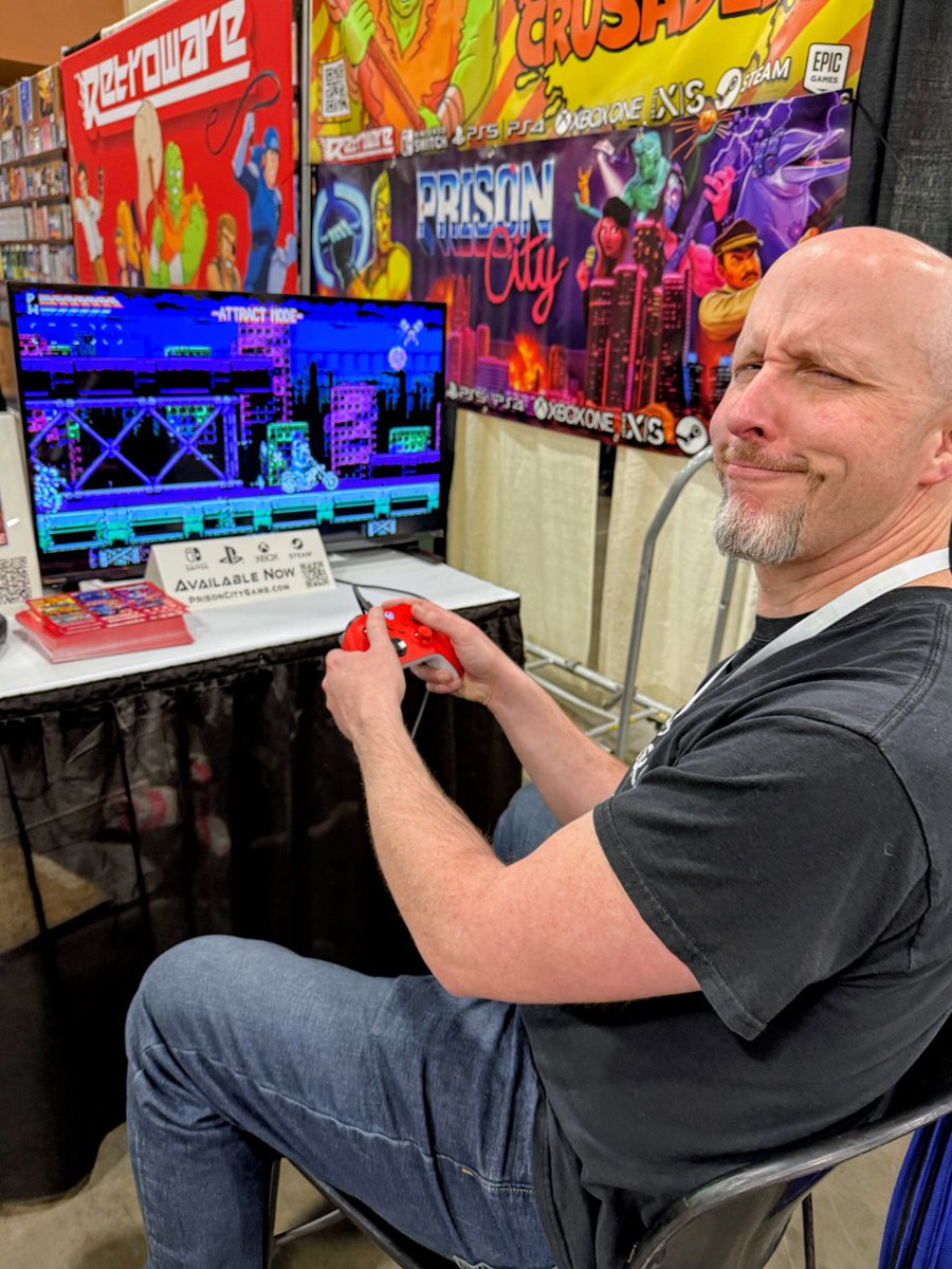 Justin Silverman @ PAX East tweet media