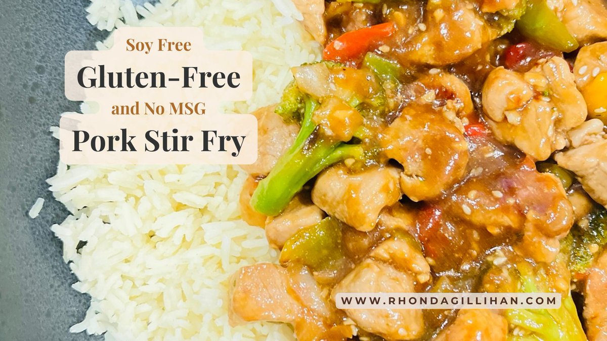 RhondaG9498's tweet image. Level up your weeknight dinner with this Soy-Free &amp;amp; GF Pork Stir Fry!  I rely on @MahatmaRice for the perfect jasmine base and @KikkomanUSA for that essential umami boost. Quick, clean, and delicious. #GlutenFree #SoyFree  #MSGFree rhondagillihan.com/recipe/30-minu…