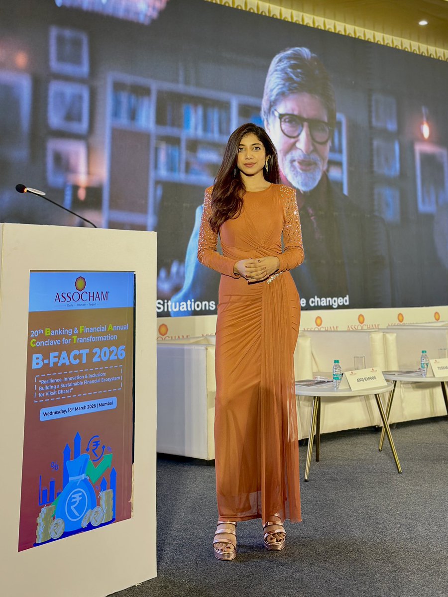madihahasankhan's tweet image. I do believe that I’m not just an emcee, I’m an experience. 

Hosting for @ASSOCHAM4India B-FACT 2026 dedicated to build a holistic financial sector in India.

#events #emcee #corporateevents #finance #madihakhan