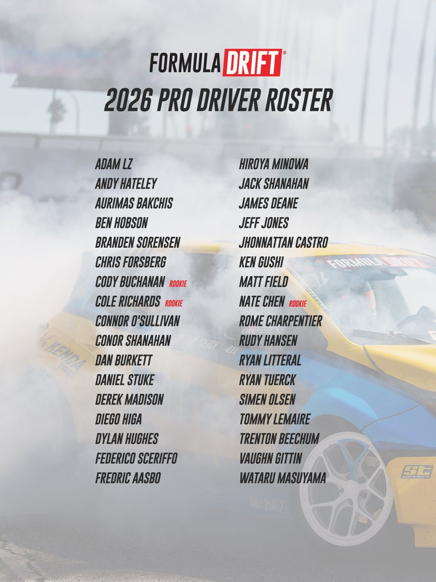 Formula DRIFT tweet media