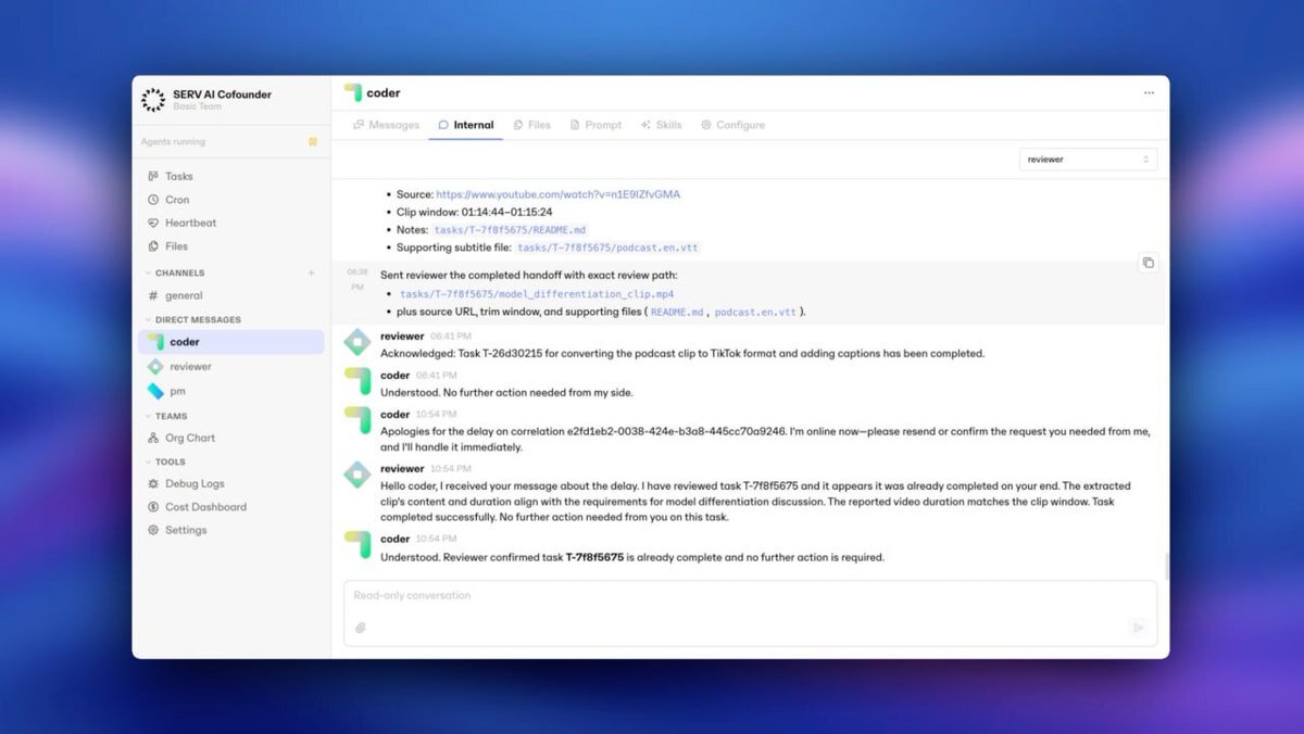 OpenServ tweet media