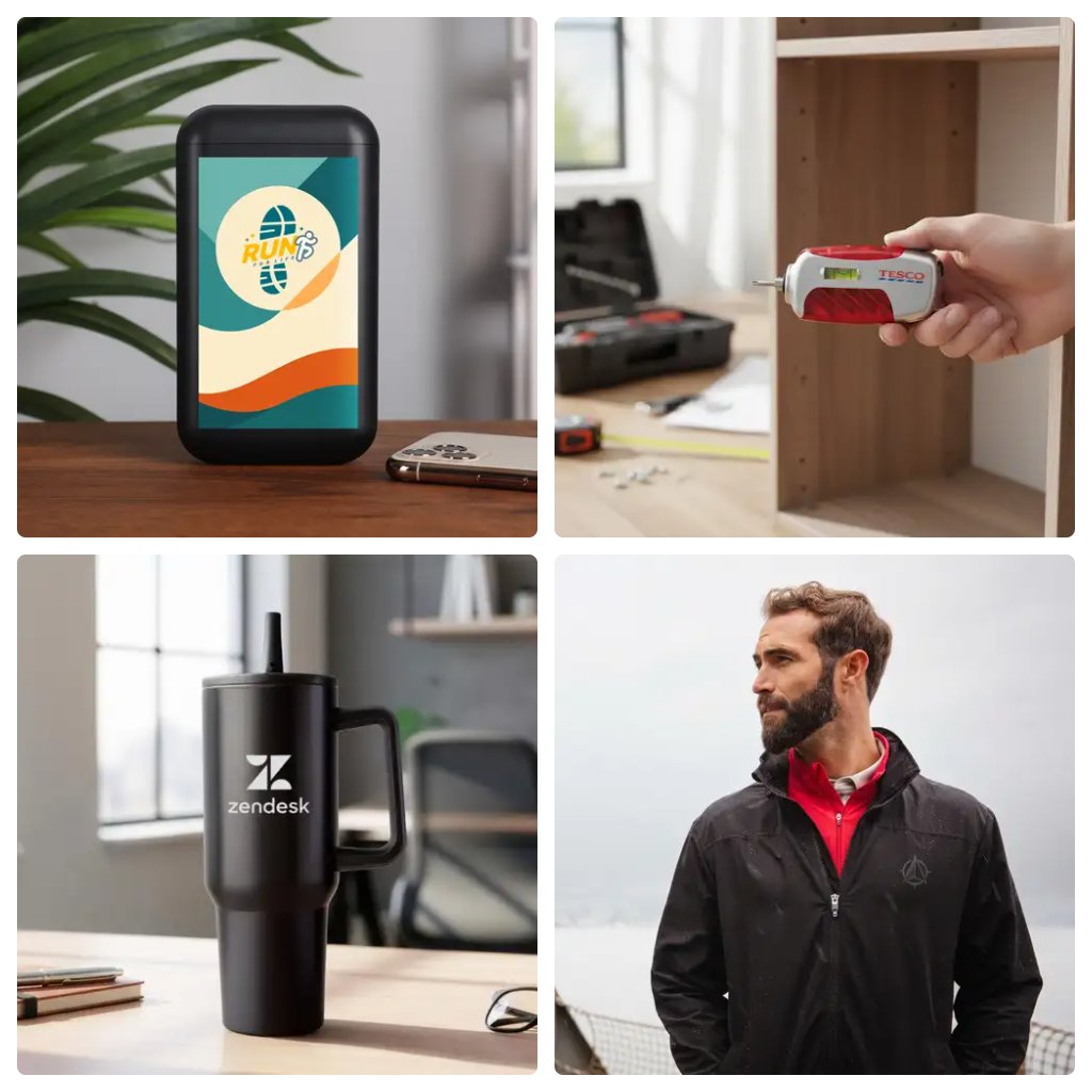 Provide the best branding solutions for your special events or marketing programs. We're here to help! amp.fyi/-/4WP9ikPE #powerbanks #multitools #tumblers #jackets