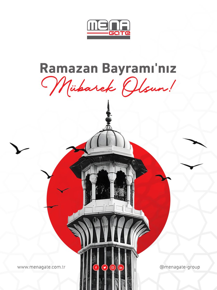 menagategroup's tweet photo. MENAGate ailesi olarak tüm müşterilerimiz, çalışma arkadaşlarımız ve iş ortaklarımıza, aile ve sevdikleriyle geçirecekleri huzur ve neşe dolu keyifli bir bayram dileriz.

Ramazan Bayramı'nız Kutlu Olsun!

#MENAGate #Ramazan #Bayram #Neşe https://t.co/eCjceRaSI9