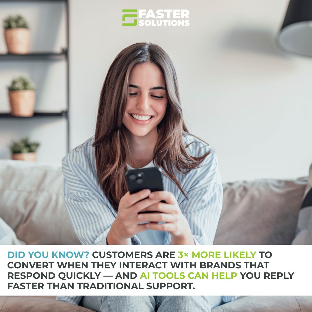 fastersolutions's tweet photo. Turn business pain points into growth with AI. Faster Solutions designs and implements AI tools that work while you sleep. ✨

#fastersolutions #aitools #aiagents https://t.co/e6AG5SbEEU
