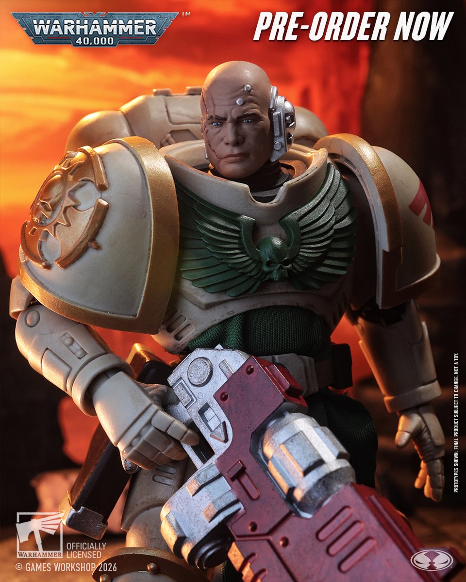 mcfarlanetoys's tweet photo. Sternguard Vetern (Dark Angels) is available for pre-order NOW at select retailers! ➡️⁠ https://t.co/tPBkhKDzWB 

7" scale Warhammer 40,000 action figure includes alternate head, Combi-Melta weapon, removable Power Pack, art card and base   

#McFarlaneToys #Warhammer40K #New40K #Warhammer40000 #WarhammerCommunity #SternguardVetern #DarkAngels