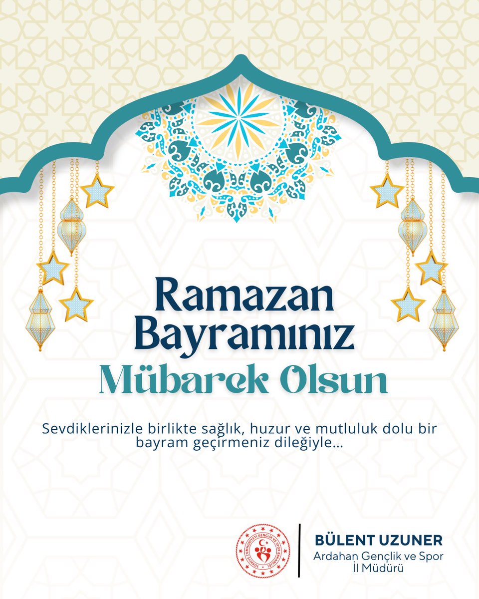 İl Müdürümüz Bülent Uzuner,  Ramazan Bayramı dolayısıyla bir tebrik mesajı yayımladı.
facebook.com/share/p/1J39R5…