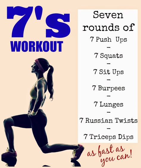 FitnessHacks101's tweet image. Try the 7’s Workout: Complete seven rounds of 7 push-ups, 7 squats, 7 sit-ups, 7 burpees, 7 lunges, 7 Russian twists, and 7 triceps dips. Perfect for a fast, full-body session at home. Who’s ready to crush it? 

#HomeWorkout #WorkoutRoutine #FitnessMotivation #BodyweightTraining
