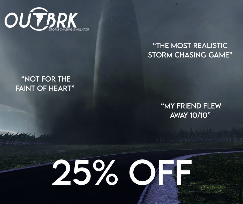 OUTBRK - Storm Chasing Simulator tweet media