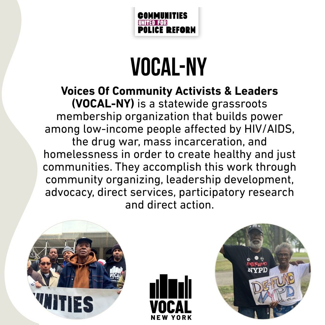 changethenypd's tweet photo. CPR is a coalition of grassroots and legal organizations that have worked diligently to reimagine public safety and have made past CPR wins possible. Follow along this week as we highlight some of the organizations behind this movement and their critical work. https://t.co/NhTHjQWG7R