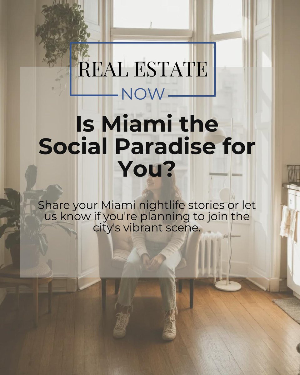 Miami for the social butterflies! 🌴✨ Dive into downtown hotspots like Club Space &amp; Rosa Sky, perfect for mingling with pros and embracing the city's vibes. With views, music, and high-energy venues, Miami's nightlife is a paradise for those who love to connect. #MiamiNights