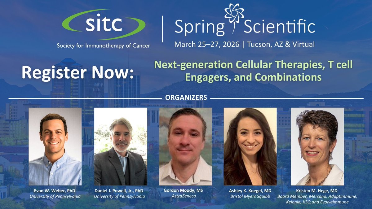 Society for Immunotherapy of Cancer tweet media