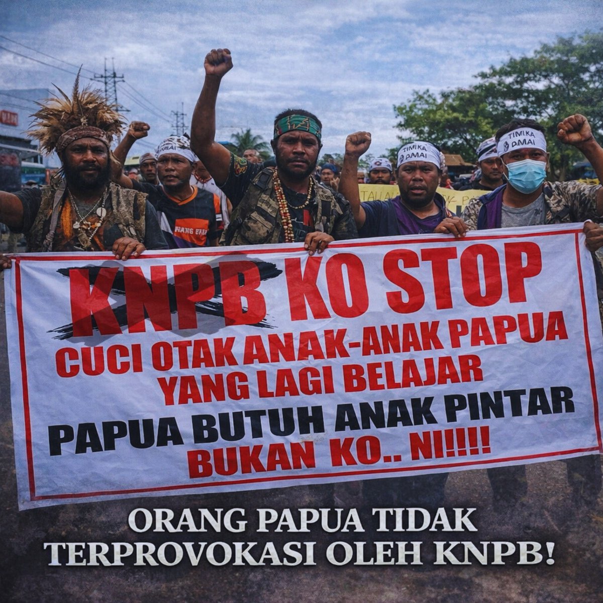 suarakeadilan88's tweet image. Di saat generasi muda butuh ruang untuk belajar dan berkembang, muncul gerakan-gerakan seperti KNPB yang justru membawa provokasi ke tengah masyarakat. Masyarakat bersuara, menolak pengaruh yang merusak fokus pendidikan dan kedamaian.

#PapuaDamai 
#TolakProvokasi 
#KNPB 
#Timika