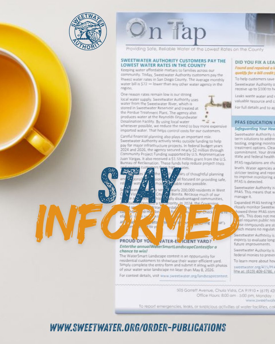 Sweetwater Authority tweet media