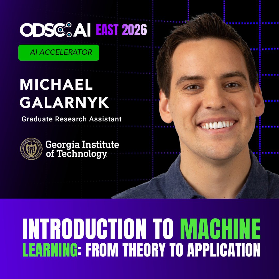 ODSC (Open Data Science Conference) AI tweet media