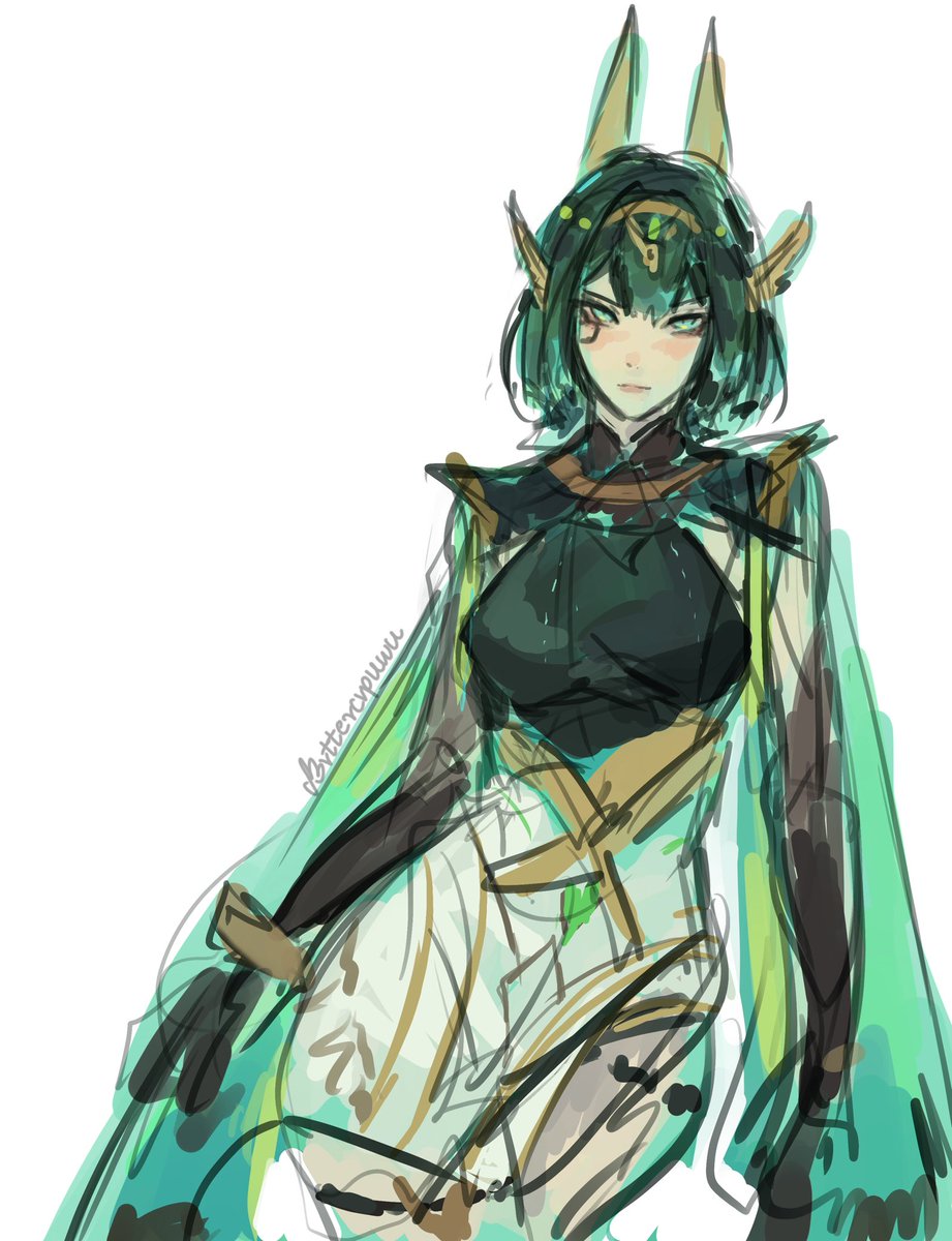 Pretty green woman [wip]
#nefer #GenshinImpact