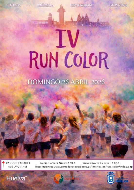 Vuelve una de las carreras más divertidas del año.
IV RUN COLOR - Parque Moret, Huelva - 26 de abril
Aprovecha el precio reducido e inscríbete ya: corredorespopulares.es/inscripcion/ru… <a href="/FEAFESHUELVA/">FEAFES-HUELVA</a>