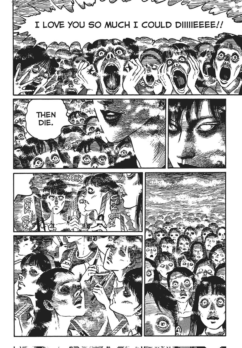 >Exorcist Angels [One shot]
>Abyss Rage
>The Bugle Call: Song of War
>LoveSickness by Junji Ito