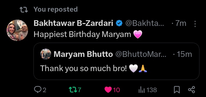Maryam Bhutto tweet media