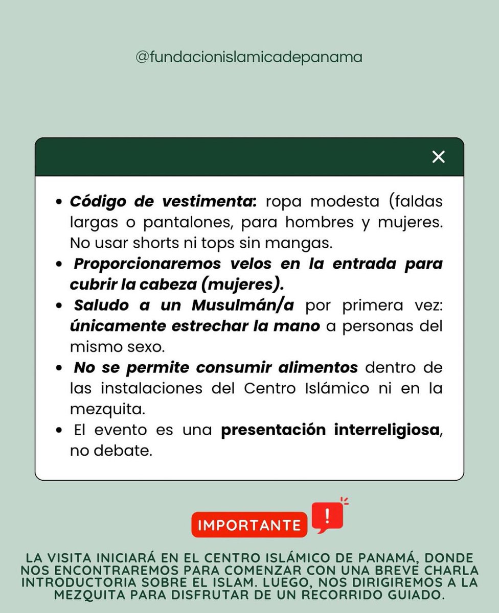 Fundación Islámica de Panamá tweet media