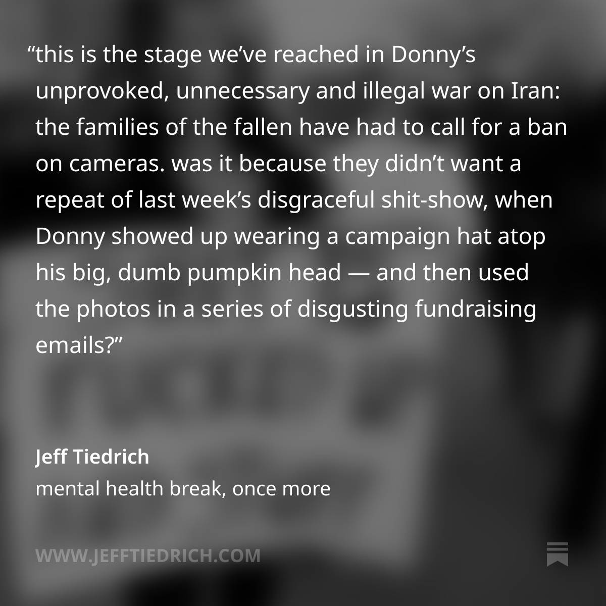 Jeff Tiedrich tweet media