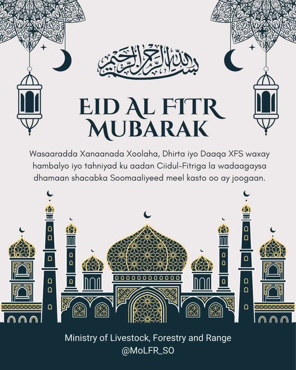 Ministry of Livestock, Forestry & Range - Somalia tweet media