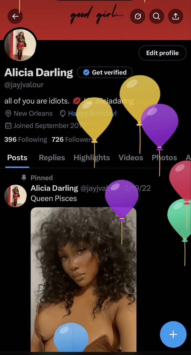 Alicia Darling tweet media