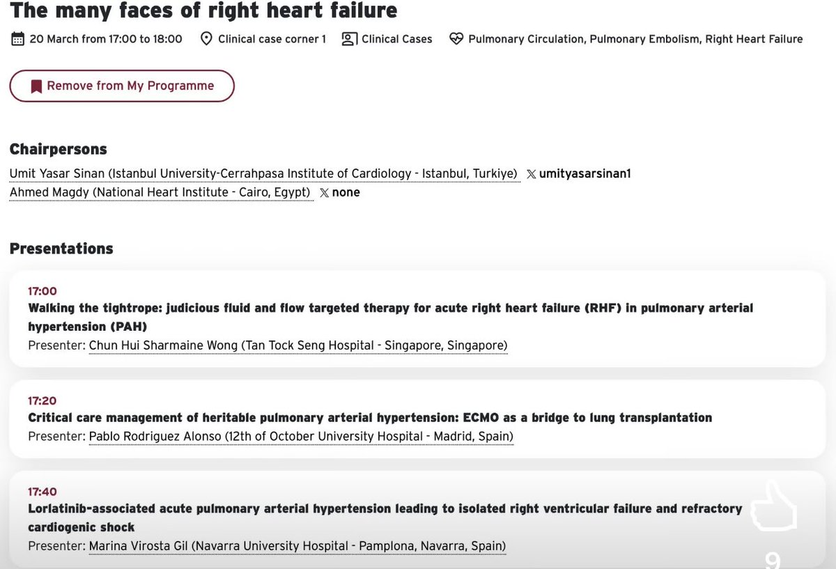 RodrguezPablo's tweet photo. I am pleased to participate in the ESC Acute Cardiovascular Care Congress 2026 in Lisbon, where I will be presenting a case on the management of a patient with heritable pulmonary hypertension. Looking forward to learn from the high scientific level of the presentations! https://t.co/B4z7DzNSv0