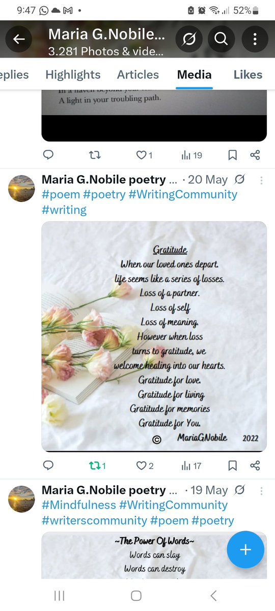 Maria G.Nobile poetry tweet media