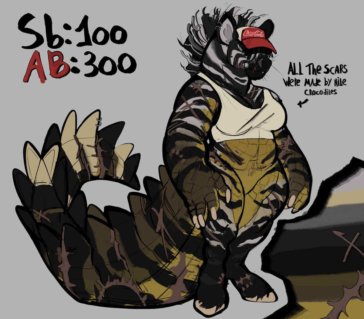🦓ZEBRA CROCODILE HYBRID FROM THE NILE - ADOPT OPEN🐊

More info below