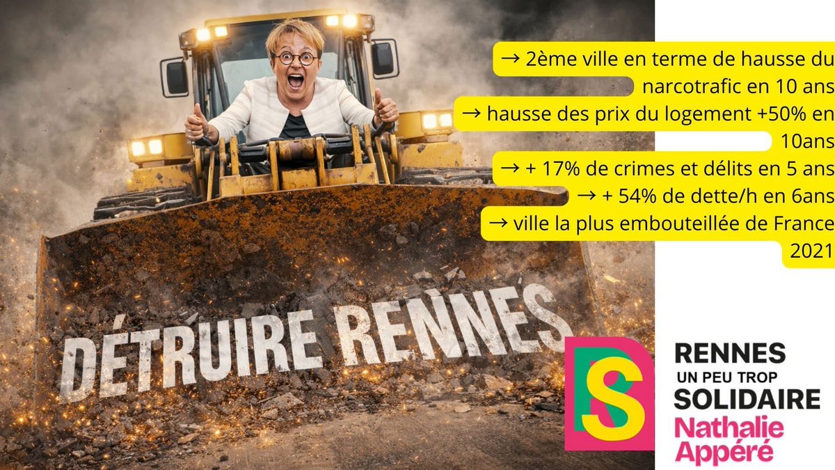 MireilleDiazon2's tweet photo. 2 illustrations du besoin dâalternance Ă #Rennes pour en finir avec les annĂ©es #Appere :
â
1 un peu dure ⊠mais juste
â
lâautre toujours aussi dure mais factuelle et plus « sobre » @i_montaigne
đ„2 visuels pour 1 mĂȘme alternance, choisissez le vĂŽtre & surtoutđłïžle 22 marsđ€© https://t.co/EhhXZxtEKU