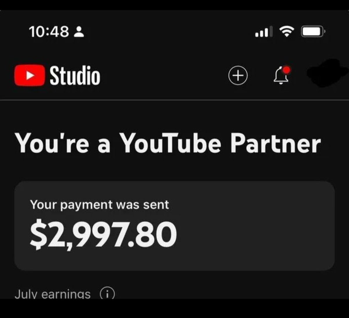 Start a YouTube channel TODAY and make $2,997.80 this month.

No luck involved. No upfront cost.

Just real strategies that work in 2026.

Reply “Need”

And I’ll send you a free guide to get started (must be following so I can DM you).

FREE for the next 24 hours only.