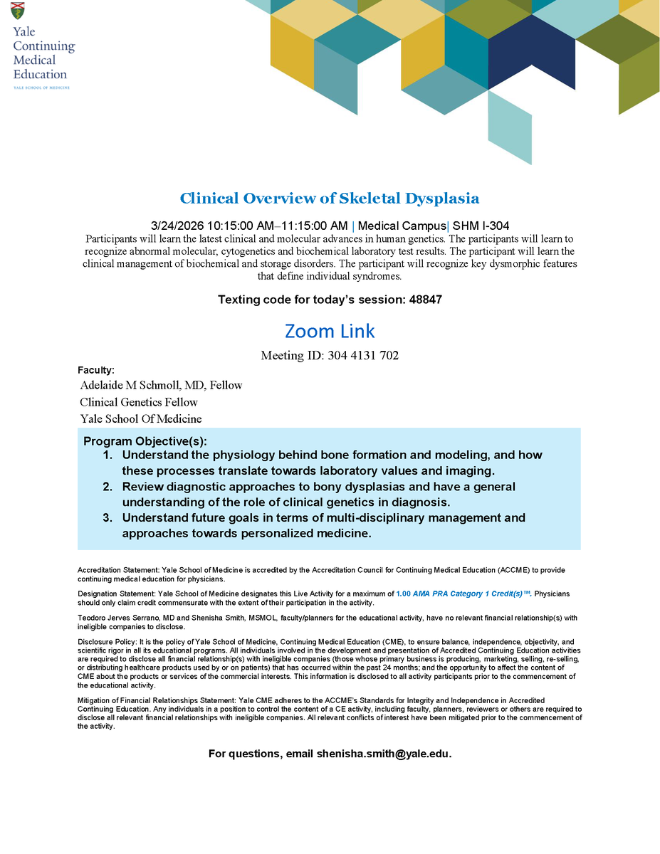 Yale Department of Genetics tweet media