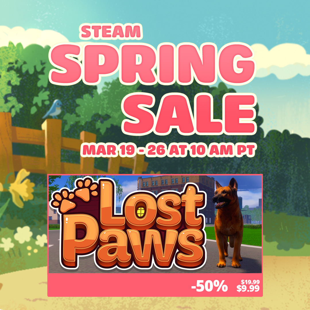 DungeoneeringS's tweet photo. Only 24 hours left to get epic dog adventures for 50% off! 

Pick up the first 3D dog survival RPG on Steam here: https://t.co/jDshVRggXm

#indiegame #Steam #survival https://t.co/ukWFbIwzlq