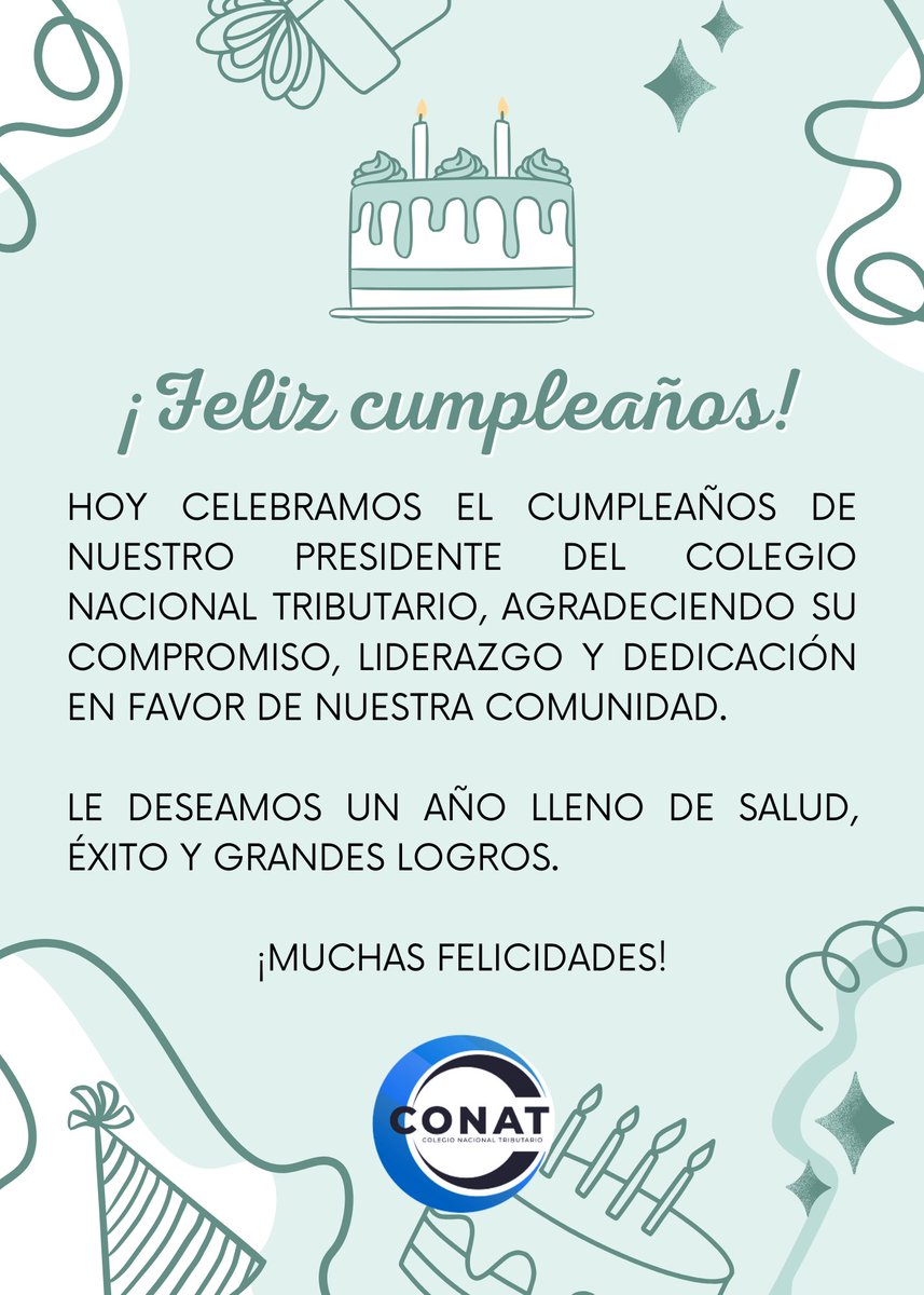 Colegio Nacional Tributario tweet media