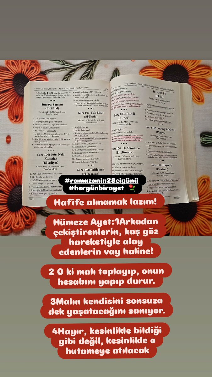 mef_tune's tweet photo. #Ramazanın28incigünü💫
#hergünbirayet  ⚘️
Unuttum  atmayı😔 https://t.co/A8Bvdbq15o