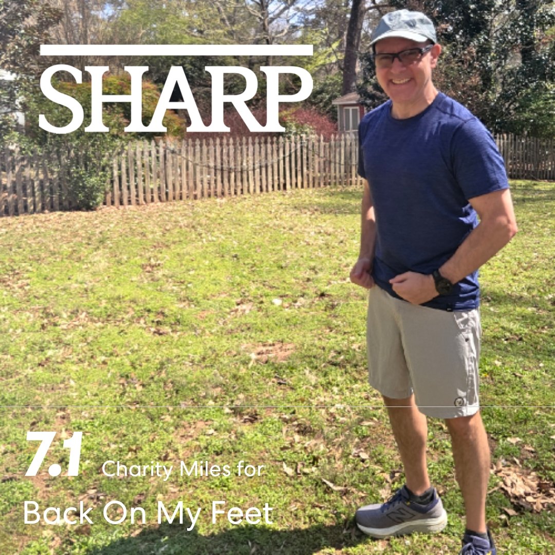 7.1 Charity Miles for Back On My Feet. Please click here to move with me in support of this great cause:
miles.app.link/2qSSjhYVrVb.