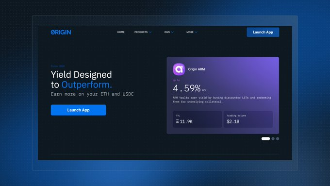 Origin_ecos's tweet photo. @OriginProtocol Reminder: Users are invited to vote on the upcoming OGN rewards date.

Learn more: https://t.co/ZT2lWneZRD

All active participants will receive a bonus allocation upon rewards https://t.co/IEr9K604By
