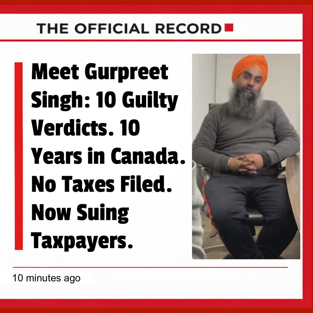 THE OFFICIAL RECORD tweet media