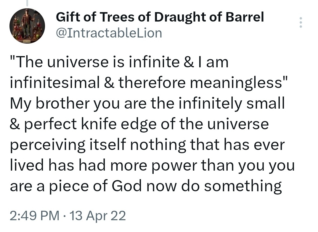 Gift of Trees of Draught of Barrel tweet media