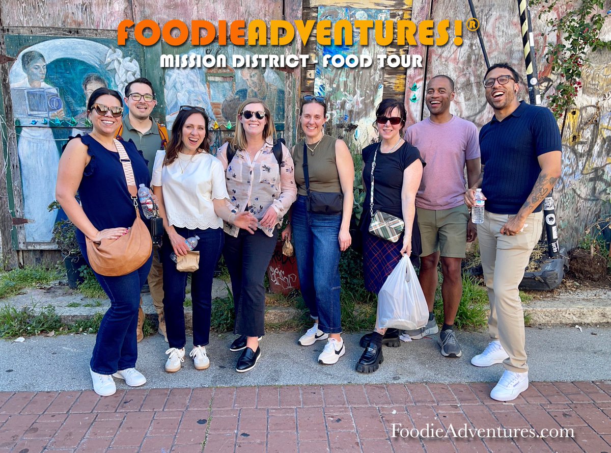 FoodieAdventure's tweet photo. Spring #TeamBuilding continues with another ROCKSTAR group from @autodesk! BIG BIG shout out to mi amiga Lana and crew living it up on a sun-filled day in San Francisco! #FoodieAdventures #SF #Food #Tours #Autodesk ☀️ https://t.co/L8sva0dW4H