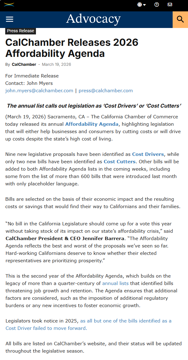 CalChamber tweet media