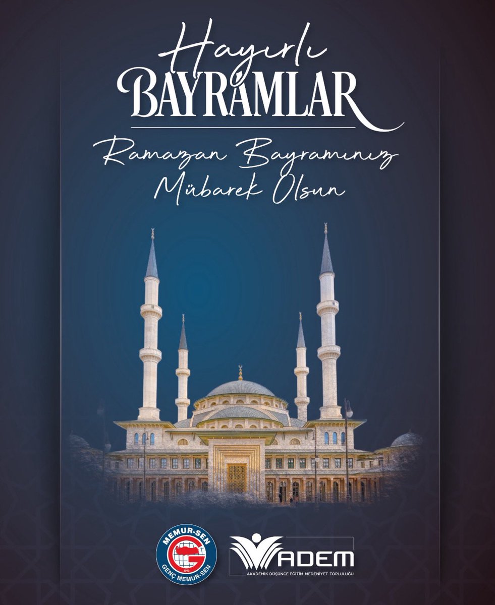 gencmemursen's tweet photo. Birlik ve beraberliğin en güzel tezahürü olan mübarek Ramazan Bayramı’na kavuşmanın mutluluğunu paylaşıyoruz.

Bu kıymetli günlerin; gönüllerimizde huzura, İslam aleminde sarsılmaz bir kenetlenmeye ve tüm insanlık için barış dolu bir geleceğe vesile olmasını temenni ediyoruz. Kardeşlik bağlarımızın güçlendiği, paylaşmanın bereketiyle hanelerimizin şenlendiği bir bayram ikliminde buluşmak dileğiyle...

Rabbimiz birliğimizi daim, dirliğimizi kaim eylesin. Ramazan Bayramımız mübarek olsun.