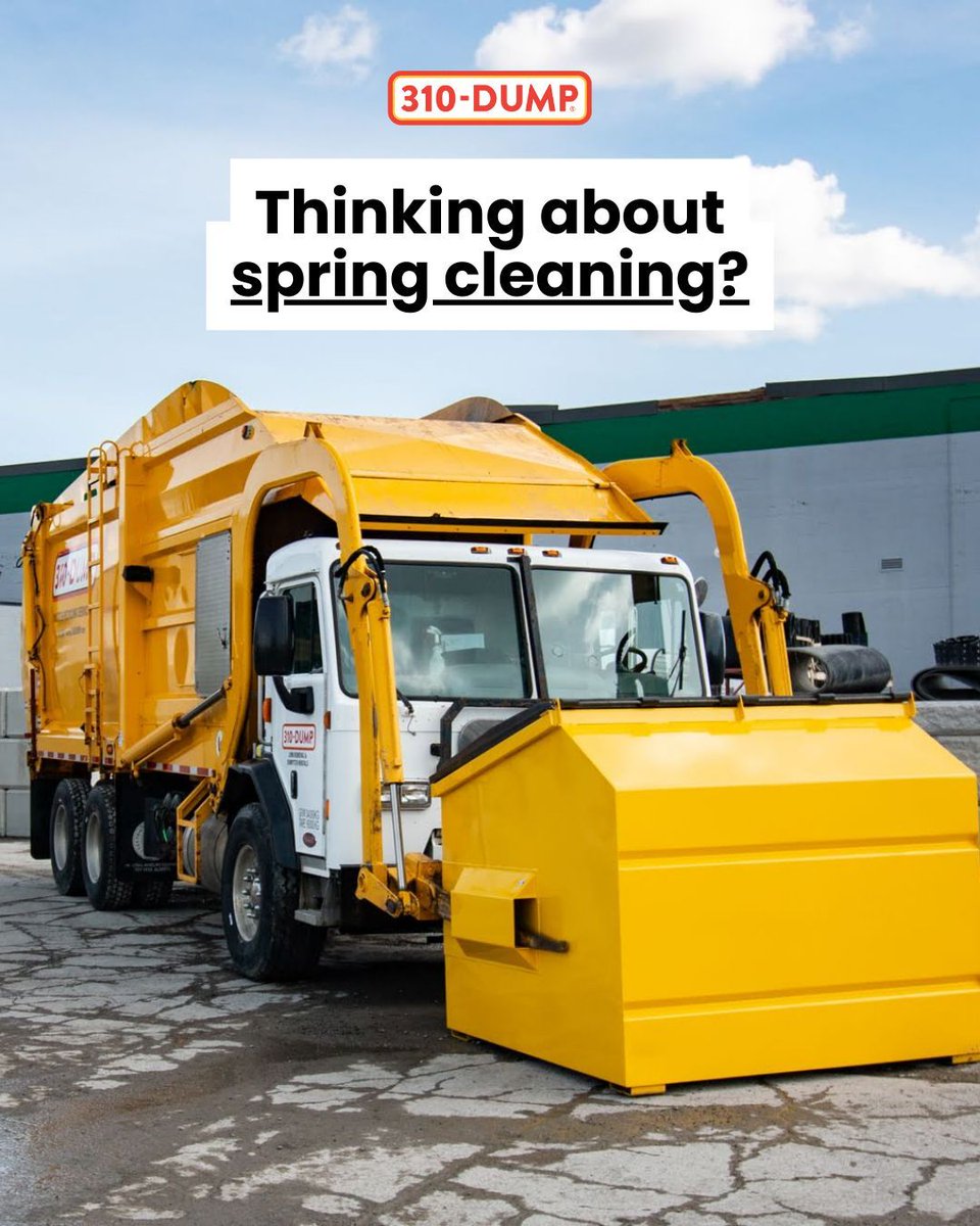 310_DUMP's tweet photo. As annual clean-up season arrives, now is a great time to consider scheduling extra waste pickups from 310-DUMP! If you anticipate a large volume of waste, contact us ahead of time to schedule an extra lift or order a temporary roll-off bin. Call us @ 310-3867
#SpringCleaning https://t.co/PuRzD0Iask