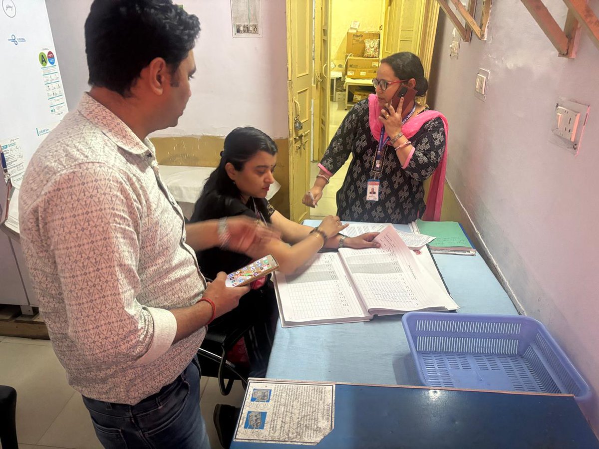 Dio_Baghpat's tweet photo. Cold Chain Point CHC Baraut Visit on  18.03.2026 with VCCM UNDP https://t.co/p0on134sp8
