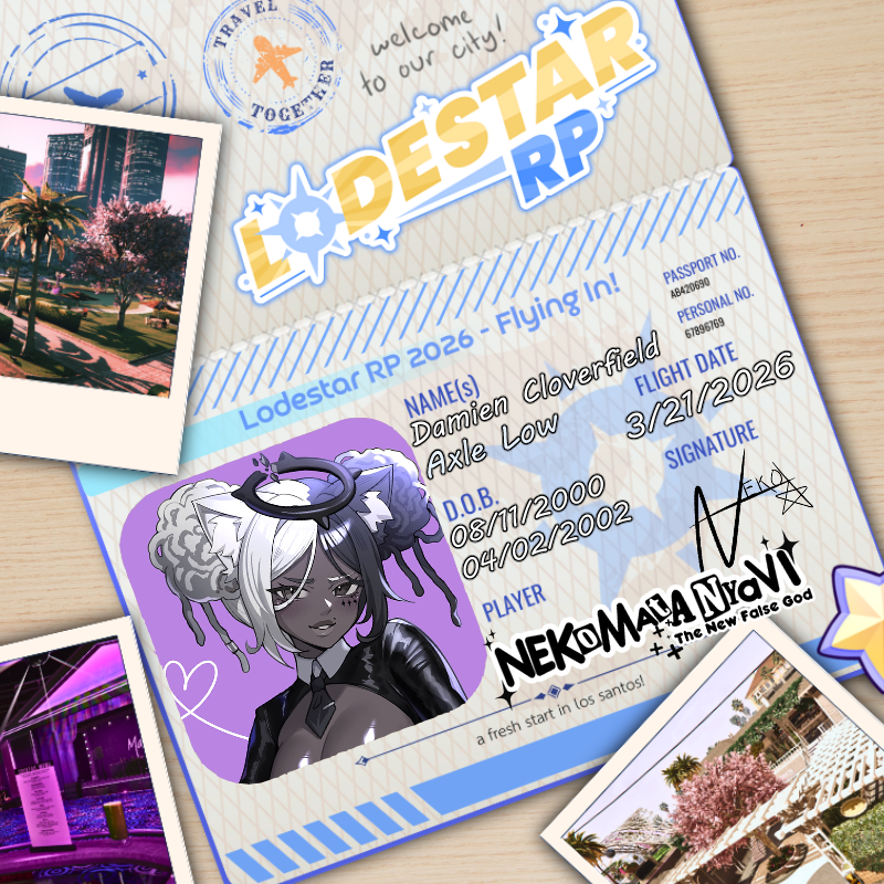 Tricksters...

Soon, this illusive nekomata will be taking on a few new forms...

See ya soon, nya? ✨✖️ #LodestarRP